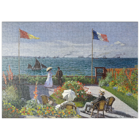 puzzleplate Garden at Sainte-Adresse by Claude Monet 500 Puzzle