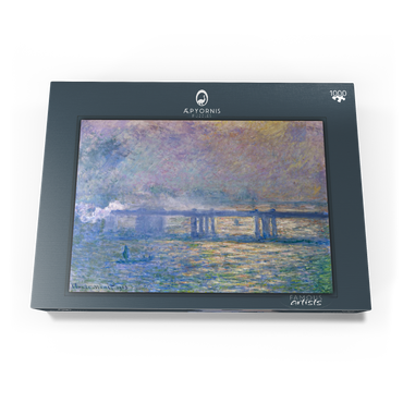 Claude Monet's Charing Cross Bridge (1903) 1000 Puzzle Schachtel Ansicht3