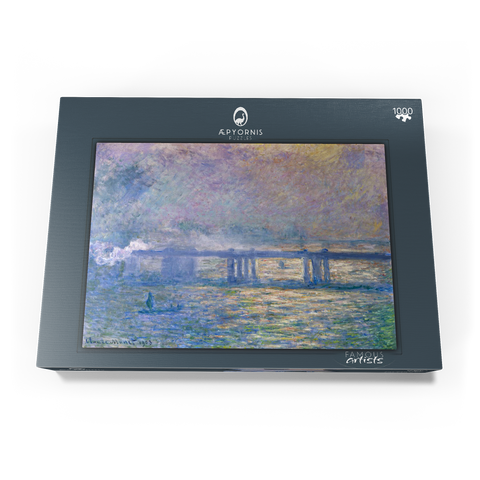 Claude Monet's Charing Cross Bridge (1903) 1000 Puzzle Schachtel Ansicht3