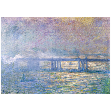 puzzleplate Claude Monet's Charing Cross Bridge (1903) 1000 Puzzle