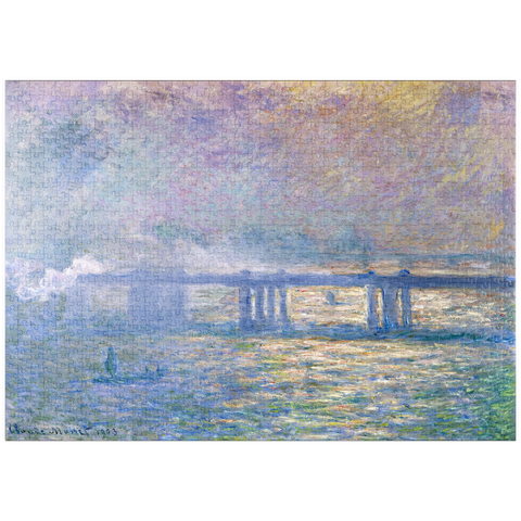 puzzleplate Claude Monet's Charing Cross Bridge (1903) 1000 Puzzle
