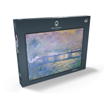Claude Monet's Charing Cross Bridge (1903) 100 Puzzle Schachtel Ansicht2
