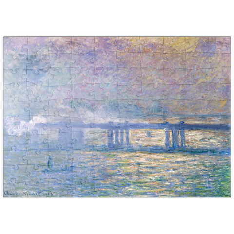 puzzleplate Claude Monet's Charing Cross Bridge (1903) 100 Puzzle