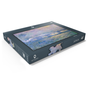 Alternative Darstellung des Puzzle-Motivs Claude Monet's Charing Cross Bridge (1903) – Puzzleteile: 200