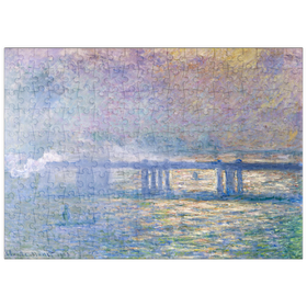 Darstellung des Puzzle-Motivs Claude Monet's Charing Cross Bridge (1903) – Puzzleteile: 200