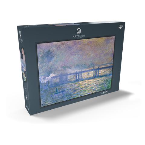 Claude Monet's Charing Cross Bridge (1903) 500 Puzzle Schachtel Ansicht2