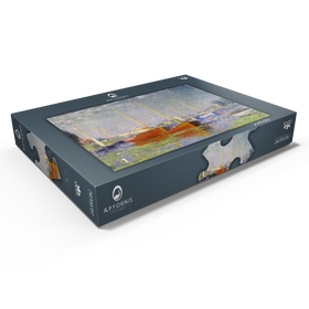 Darstellung des Puzzle Motivs Claude Monet's Red Boats at Argenteuil (1875) - Puzzleteile: 1000