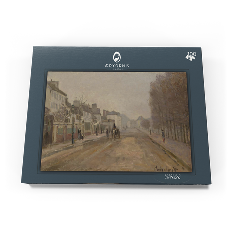 Boulevard Héloise, Argenteuil (1872) by Claude Monet 100 Puzzle Schachtel Ansicht3