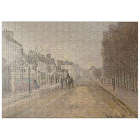 Darstellung des Puzzle-Motivs Boulevard Héloise, Argenteuil (1872) by Claude Monet – Puzzleteile: 200