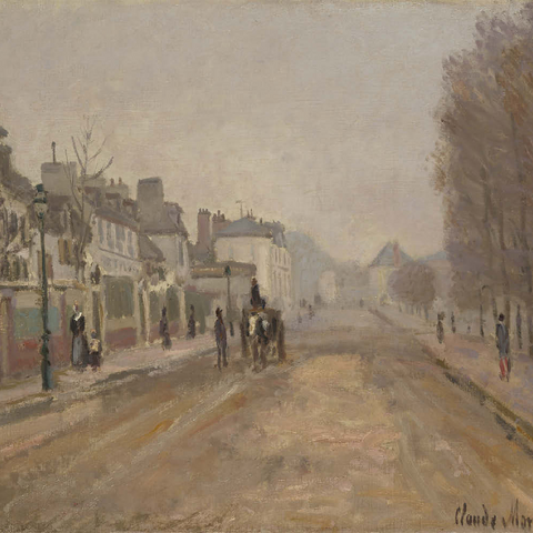 Boulevard Héloise, Argenteuil (1872) by Claude Monet 500 Puzzle 3D Modell