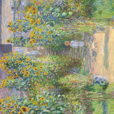 The Artist's Garden at Vétheuil (1881) by Claude Monet 1000 Puzzle 3D Modell