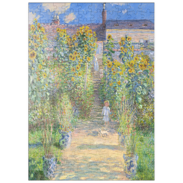 puzzleplate The Artist's Garden at Vétheuil (1881) by Claude Monet 200 Puzzle