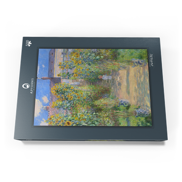 The Artist's Garden at Vétheuil (1881) by Claude Monet 500 Puzzle Schachtel Ansicht3