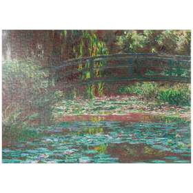 Darstellung des Puzzle-Motivs Water Lily Pond (1900) by Claude Monet – Puzzleteile: 1000