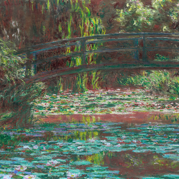 Water Lily Pond (1900) by Claude Monet 1000 Puzzle 3D Modell