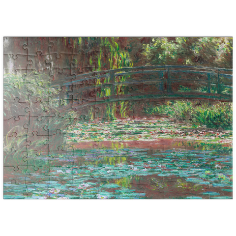 puzzleplate Water Lily Pond (1900) by Claude Monet 100 Puzzle