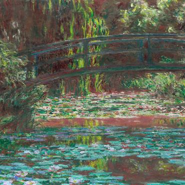 Water Lily Pond (1900) by Claude Monet 100 Puzzle 3D Modell