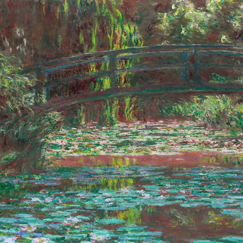 Water Lily Pond (1900) by Claude Monet 200 Puzzle 3D Modell