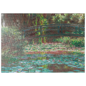 Darstellung des Puzzle-Motivs Water Lily Pond (1900) by Claude Monet – Puzzleteile: 500