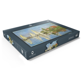 Alternative Darstellung des Puzzle-Motivs Claude Monet's Regattas at Argenteuil (1872) – Puzzleteile: 200