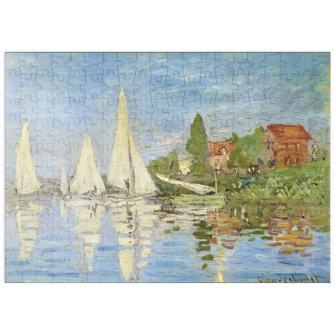 puzzleplate Claude Monet's Regattas at Argenteuil (1872) 200 Puzzle
