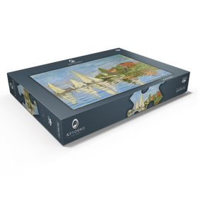Alternative Darstellung des Puzzle-Motivs Claude Monet's Regattas at Argenteuil (1872) – Puzzleteile: 500