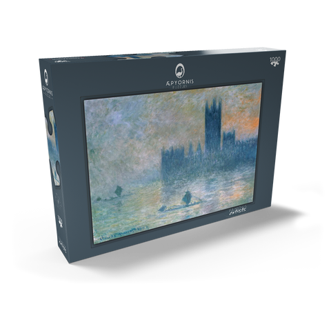 The Houses of Parliament (Effect of Fog) (1903–1904) by Claude Monet 1000 Puzzle Schachtel Ansicht2