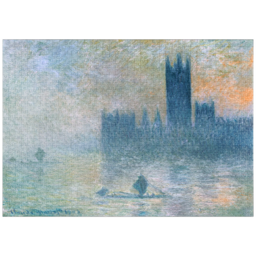 puzzleplate The Houses of Parliament (Effect of Fog) (1903–1904) by Claude Monet 1000 Puzzle