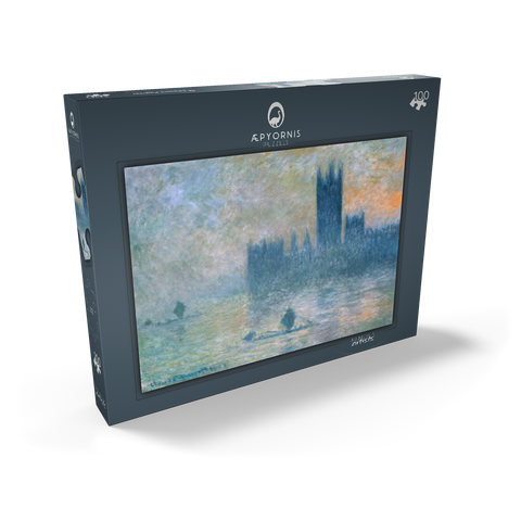 The Houses of Parliament (Effect of Fog) (1903–1904) by Claude Monet 100 Puzzle Schachtel Ansicht2