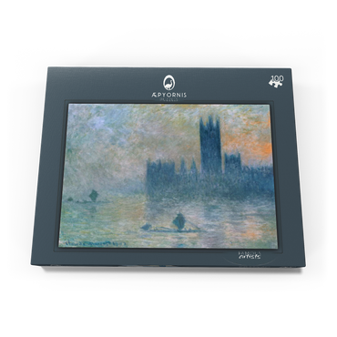 The Houses of Parliament (Effect of Fog) (1903–1904) by Claude Monet 100 Puzzle Schachtel Ansicht3