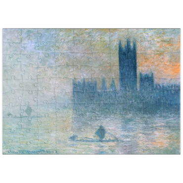 puzzleplate The Houses of Parliament (Effect of Fog) (1903–1904) by Claude Monet 100 Puzzle