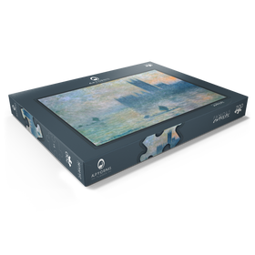 Alternative Darstellung des Puzzle-Motivs The Houses of Parliament (Effect of Fog) (1903-1904) by Claude Monet – Puzzleteile: 200