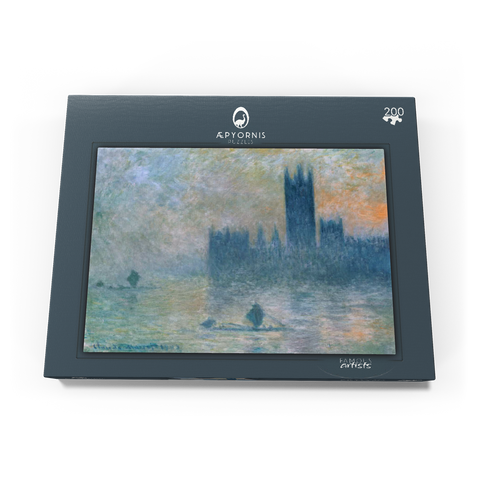 The Houses of Parliament (Effect of Fog) (1903–1904) by Claude Monet 200 Puzzle Schachtel Ansicht3