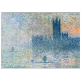Darstellung des Puzzle-Motivs The Houses of Parliament (Effect of Fog) (1903-1904) by Claude Monet – Puzzleteile: 200