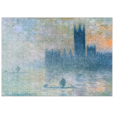 puzzleplate The Houses of Parliament (Effect of Fog) (1903–1904) by Claude Monet 200 Puzzle