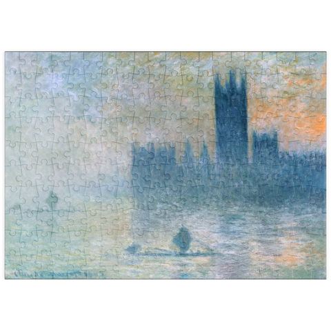 puzzleplate The Houses of Parliament (Effect of Fog) (1903–1904) by Claude Monet 200 Puzzle