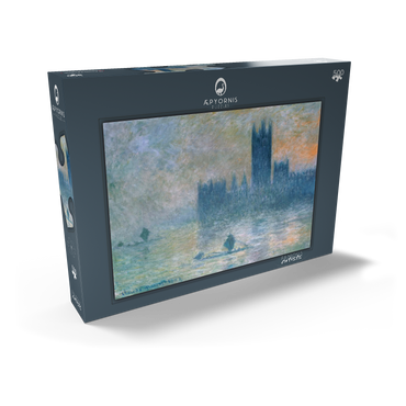 The Houses of Parliament (Effect of Fog) (1903–1904) by Claude Monet 500 Puzzle Schachtel Ansicht2