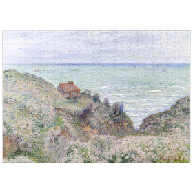 Darstellung des Puzzle-Motivs Cabin of the Customs Watch (1882) by Claude Monet – Puzzleteile: 500