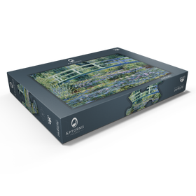 Alternative Darstellung des Puzzle-Motivs Claude Monet's Water Lilies and Japanese Bridge (1899) – Puzzleteile: 1000