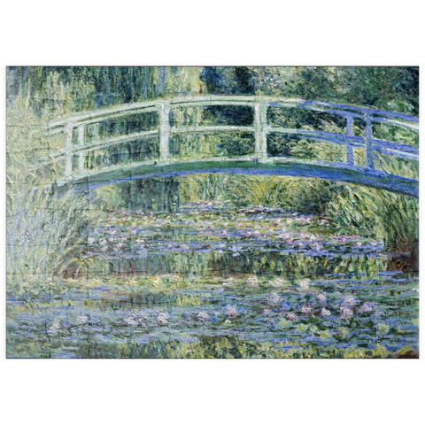 puzzleplate Claude Monet's Water Lilies and Japanese Bridge (1899) 100 Puzzle