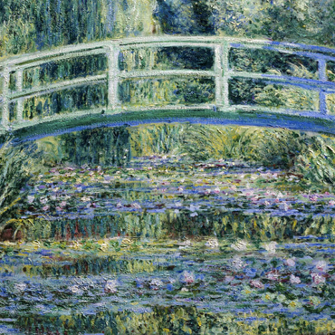 Claude Monet's Water Lilies and Japanese Bridge (1899) 100 Puzzle 3D Modell