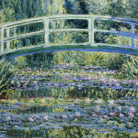 Claude Monet's Water Lilies and Japanese Bridge (1899) 200 Puzzle 3D Modell