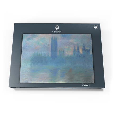 Houses of Parliament, London (1900–1901) by Claude Monet 1000 Puzzle Schachtel Ansicht3