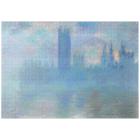 Darstellung des Puzzle-Motivs Houses of Parliament, London (1900-1901) by Claude Monet – Puzzleteile: 1000
