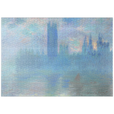 puzzleplate Houses of Parliament, London (1900–1901) by Claude Monet 1000 Puzzle