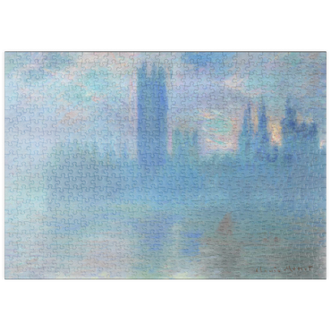 puzzleplate Houses of Parliament, London (1900–1901) by Claude Monet 500 Puzzle