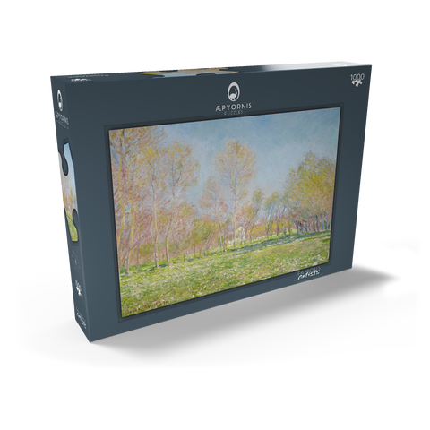 Claude Monet's Spring in Giverny (1890) 1000 Puzzle Schachtel Ansicht2