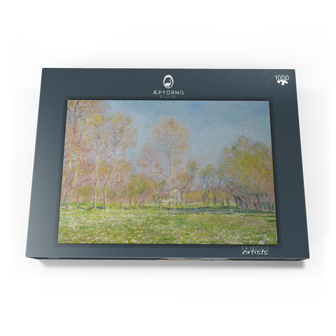 Claude Monet's Spring in Giverny (1890) 1000 Puzzle Schachtel Ansicht3