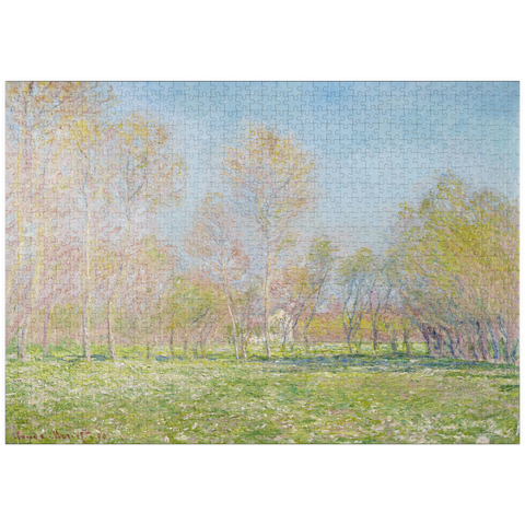 puzzleplate Claude Monet's Spring in Giverny (1890) 1000 Puzzle