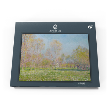Claude Monet's Spring in Giverny (1890) 100 Puzzle Schachtel Ansicht3